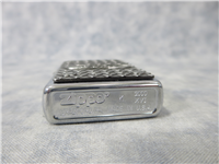 FORD DIAMOND PLATE EMBLEM Brushed Chrome Lighter (Zippo, #200F.215, 2000)