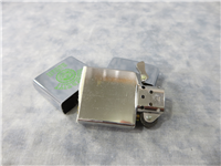 UNIVERSITY OF HAWAII Green Laser Engraved Polished Chrome Lighter (Zippo, 1991)
