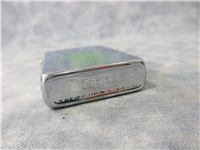 UNIVERSITY OF HAWAII Green Laser Engraved Polished Chrome Lighter (Zippo, 1991)