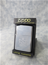 KINGDOM OF HAWAII/COAT OF ARMS Laser Engraved Polished Chrome Lighter (Zippo, 1992)