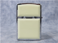 HAWAIIAN ISLANDS MAP Cream Ultralite Chip Polished Chrome Lighter (Zippo, 1992)