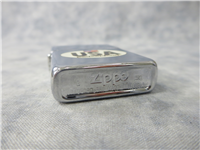 USA/UNITED STATES OF AMERICA/FLAG Polished Chrome Lighter (Zippo, 1995)