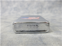 USA FLAG MAP Brushed Chrome Lighter (Zippo, 1993)