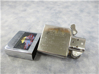 TEXAS POWER LINE/WOODS SUNSET Polished Chrome Lighter (Zippo, 1992)