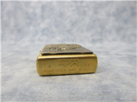 FLYING AMERICAN EAGLE Emblem Brushed Brass Lighter (Zippo, 1999)