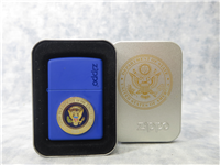 SEAL OF THE PRESIDENT OF THE UNITED STATES Emblem Matte Blue Lighter (Zippo, 2004)