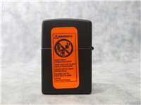 MADE IN USA/CAPITOL BUILDING Matte Black Lighter (Zippo, 1997)