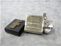 THE BEATLES Brass Emblem Black Crackle Lighter (Zippo, Collectors Edition, 236BTL.502, 1997)