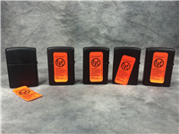 STATE QUARTERS VOL. 2 Limited Ed. Set of Five Matte Black Lighters (Zippo, 2000)