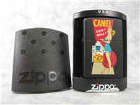 CAMEL Cool! Mild! Pinup Girl Matte Black Lighter (Zippo, CZ159, 1997)