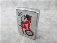 COOP SHE DEVIL/RED GIRL Polished Chrome Lighter (Zippo, 2000)