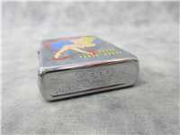 HEAT WAVE Nose Art Pinup Girl Polished Chrome Lighter (Zippo, 2004)