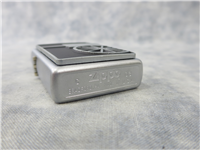 WAGON WHEEL Emblem Satin Chrome Lighter (Zippo, 20283, 2003)