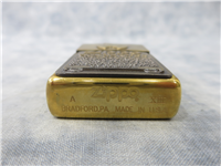 ZIPPO GUARANTEE Emblem Surprise Eagle Brass Lighter (Zippo, 1997)