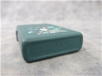 Carson Waterman POW-WOW DANCER Native American Matte Turquoise Lighter (Zippo, 2002)