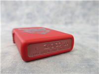 ORIENTAL DRAGON FACE Matte Red Lighter (Zippo, 2003)