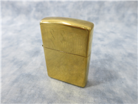 GEOMETRIC DESIGN Etched Polished Brass Engaveable Lighter (Zippo, 2002)