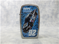 BLU KYLE BUSCH Brushed Chrome Butane Lighter (Zippo, 07595)