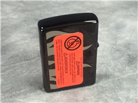 TATTOO FLAME Double Sided Black Ice Lighter (Zippo 24951, 2010) Sealed Mint