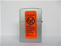 PISTOL PACKIN' PRETTY Satin Chrome Lighter (Zippo, Petty Pretty Girl Collection #647, 2001)