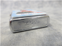 ZIPPO SALUTES PINUP GIRLS - WINTER (HOLLY) Technigraphic Chip Polished Chrome Lighter (Zippo, 1996)
