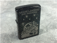 MOON LANDING 40TH ANNIVERSARY Special Edition Black Crackle Lighter (Zippo 24650, 2009)