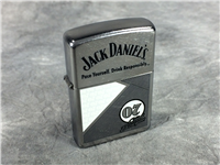 JACK DANIELS CLINT BOWYER Angle Satin Chrome Lighter (Zippo 24422, 2008)