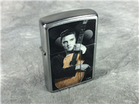 ELVIS PRESLEY HOLDING GUITAR Street Chrome Lighter (Zippo 28431, 2013)