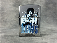 "ELV75" ELVIS PRESLEY 75TH BIRTHDAY Polished Chrome Lighter (Zippo 24867, 2009)