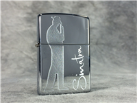 FRANK SINATRA SILHOUETTE & SIGNATURE Polished Chrome Lighter (Zippo 20503, 2004)