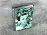 FRANK SINATRA/BUDWEISER Ultralite Chip Street Chrome Lighter (Zippo 20140, 2006)