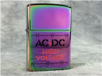AC/DC HIGH VOLTAGE Spectrum Chrome Lighter (Zippo 28021, 2010)