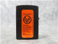 Camel I'D WALK A MILE Technigraphic Chip Advertisement Matte Black Lighter (Zippo, 1997)
