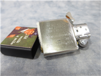 Camel I'D WALK A MILE Technigraphic Chip Advertisement Matte Black Lighter (Zippo, 1997)