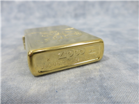 Camel 'SURESHOT' 2-Sided 22KT Gold Plate Limited Edition APA Lighter (Zippo, 1996)