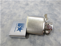 LIFE OF GEORGIA Brushed Chrome Insurance Advertising Lighter (Zippo, 1980)