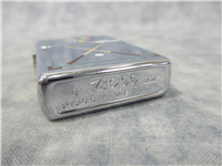 BILLIARDS/POOL TABLE, RACK, CUE BALL, STICKS Polished Chrome Lighter (Zippo, 1999)