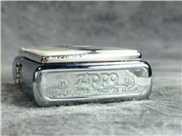 ZIPPO Mother of Pearl & Black Pearl Diamonds Polished Chrome Lighter (Zippo 20480, 2003)
