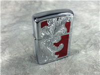 ZIPPO VENETIAN FLOURISH Armor Polished Chrome Lighter (Zippo 24200, 2007)