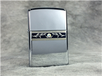 ZIPPO INDIGO IVY Polished Chrome Lighter (Zippo 20894, 2005)