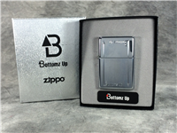 ZIPPO BOTTOMZ UP LOGO Polished Chrome Lighter (Zippo 24383, 2008)