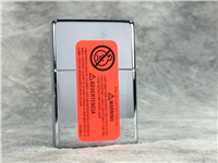 ZIPPO BOTTOMZ UP LOGO Polished Chrome Lighter (Zippo 24383, 2008)
