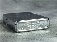 ZIPPO BOTTOMZ UP LOGO Polished Chrome Lighter (Zippo 24383, 2008)