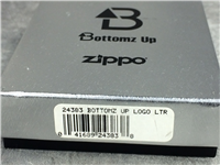 ZIPPO BOTTOMZ UP LOGO Polished Chrome Lighter (Zippo 24383, 2008)