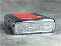 ZIPPO BOTTOMZ UP LOGO Polished Chrome Lighter (Zippo 24383, 2008)