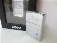 YOU ARE HERE Interplanetary Polished Chrome Pilot Run Armor Lighter (Zippo, 2005)