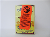 CAMEL CHINA Matte Cream 2-Sided Lighter 1 of 80 (Zippo, CZ 729, 2005)