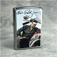 ELVIS PRESLEY ALFRED WERTHEIMER Brushed Chrome Lighter (Zippo 28074, 2011) New Sealed