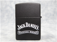 JACK DANIELS JACKS ARE BETTER Matte Black 2-Sided Lighter (Zippo, 1997)