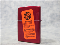 KIT RAE-THE DARK ONE Candy Apple Red Lighter (Zippo, 24282, 2007)
